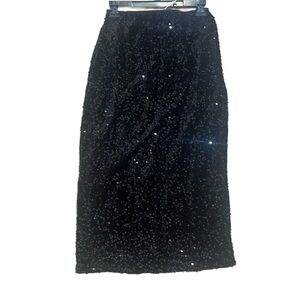 💥HP Fancy Sequins black woman’s long skirt
